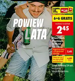 Biedronka Piwo Lech Premium oferta