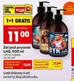 Biedronka Żel pod prysznic LAQ oferta