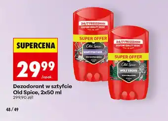 Biedronka Dezodorant w sztyfcie old spice oferta