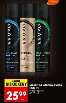 Biedronka Lakier do włosów Syoss oferta