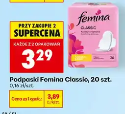 Biedronka Podpaski Femina Classic oferta
