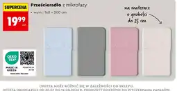 Biedronka Prześcieradło z mikrofazy oferta
