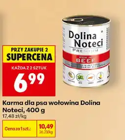 Biedronka Karma dla psa wołowina Dolina Noteci oferta