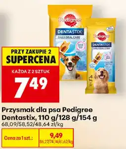 Biedronka Przysmak dla psa Pedigree Dentastix oferta