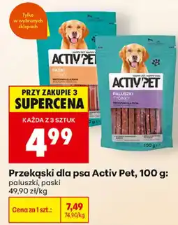Biedronka Przekąski dla psa Activ Pet oferta