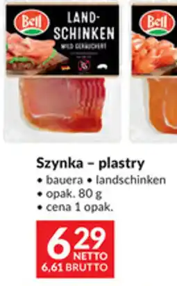 Makro Szynka - plastry oferta