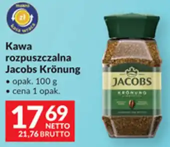 Makro Kawa rozpuszczalna Jacobs Krönung oferta