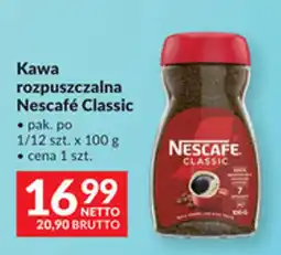 Makro Kawa rozpuszczalna Nescafé Classic oferta