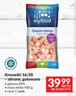 Makro myfood Owoce morza Krewetki 16/20 oferta