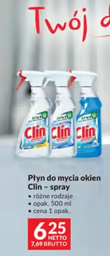 Makro Płyn do mycia okien Clin - spray oferta