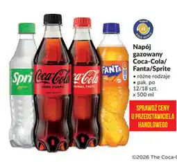 Makro Napoj gazowany coca-cola / fanta / sprite oferta
