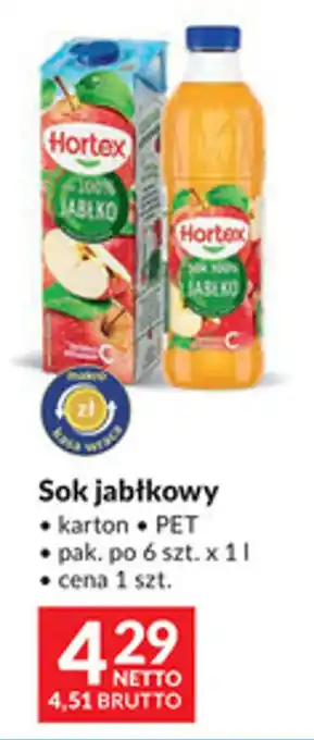 Makro Sok jabłkowy Hortex oferta