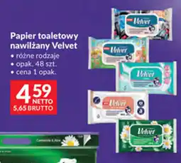 Makro Papier toaletowy nawilżany Velvet oferta