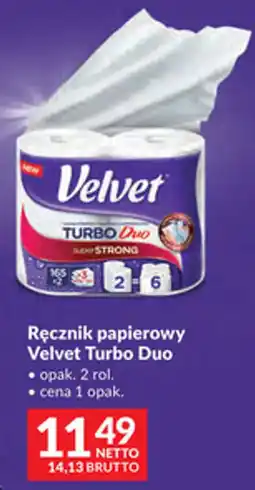 Makro Ręcznik papierowy Velvet Turbo Duo oferta