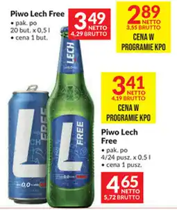 Makro Piwo Lech Free oferta