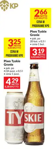 Makro Piwo Tyskie Gronie oferta