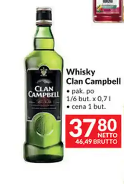 Makro Whisky Clan Campbell oferta