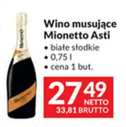 Makro Wino musujące Mionetto Asti oferta
