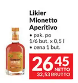 Makro Likier Mionetto Aperitivo oferta