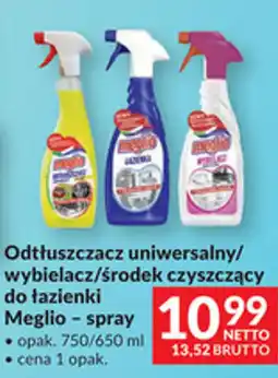 Makro Odtłuszczacz uniwersalny/wybielacz/środek czyszczący do łazienki Meglio - spray oferta