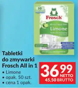 Makro Tabletki do zmywarki Frosch All in 1 oferta