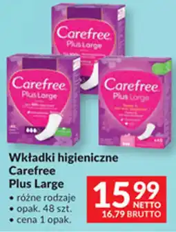 Makro Wkładki higieniczne Carefree Plus Large oferta