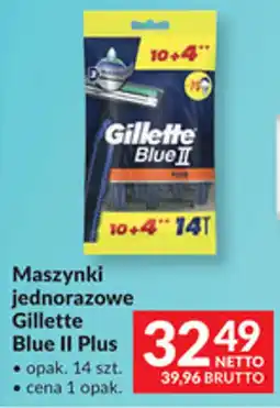 Makro Maszynki jednorazowe Gillette Blue II Plus oferta