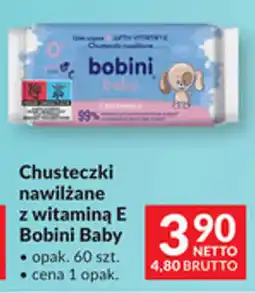Makro Chusteczki nawilżane z witaminą E Bobini Baby oferta