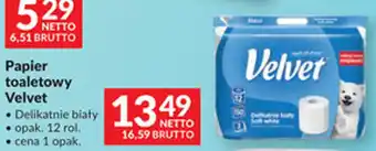Makro Papier toaletowy Velvet oferta