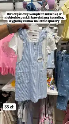 Pepco Dwuczęściowy komplet z sukienką So Cute oferta