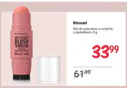 Rossmann Róż do policzków w sztyfcie z pędzelkiem Rimmel Multi-Tasker Blush 'N' Brush oferta