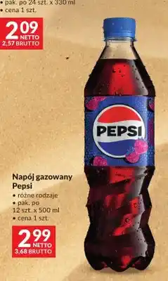 Makro Napój gazowany Pepsi o smaku malinowym oferta
