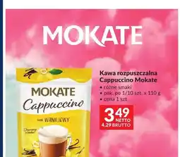 Makro Kawa rozpuszczalna Cappuccino Mokate o smaku waniliowym oferta