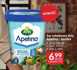 Makro Ser sałatkowy Arla Apetina kostka Original 3% oferta