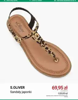 Deichmann Sandały japonki s.Oliver oferta