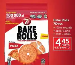 Makro Chrupki chlebowe Bake Rolls 7Days Pizza oferta