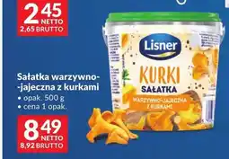 Makro Sałatka warzywno-jajeczna z kurkami Lisner oferta
