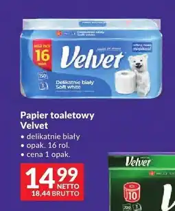 Makro Papier toaletowy Velvet Delikatnie biały oferta