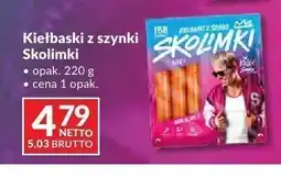 Makro Kiełbaski z szynki Skolimki JBB Bałdyga oferta