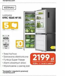 Max Elektro Lodówka Kernau KFRC 18265 NF BS oferta