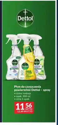 Makro Płyn antybakteryjny do czyszczenia powierzchni Dettol spray oferta