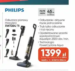 Max Elektro Odkurzacz pionowy mopujący Philips XW7264/11 oferta