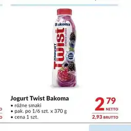 Makro Jogurt Twist Bakoma owoce leśne oferta