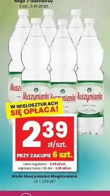 EMMA market Woda mineralna Muszynianka Niegazowana oferta