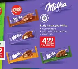 Makro Lody na patyku Milka Classic oferta
