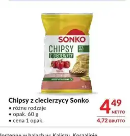 Makro Chipsy z ciecierzycy Sonko oferta