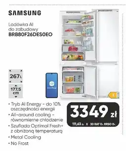 Max Elektro Lodówka AI do zabudowy Samsung BRB80F26DESOEO oferta