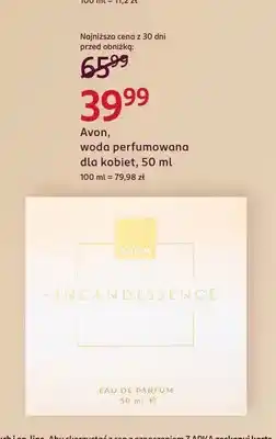 Rossmann Woda perfumowana dla kobiet Avon Incandessence oferta