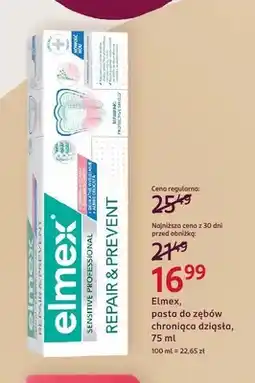 Rossmann Pasta do zębów Elmex Sensitive Professional Repair & Prevent oferta