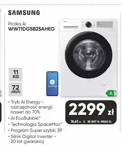 Max Elektro Pralka AI Samsung WW11DG5B25AHEO oferta